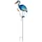 3ft. Solar Lighted Blue Heron Outdoor Garden Stake